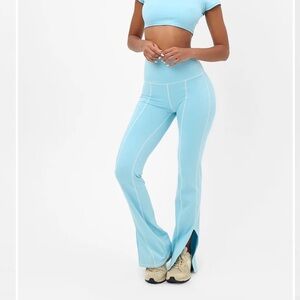 Frankie's Bikinis baby blue Flare Pants